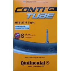 CONTINENTAL Dętka MTB Light 27.5x1.75-2.5 Presta 42mm