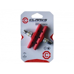 CLARK'S Klocki hamulcowe CP511 V-brake 70mm czerwone