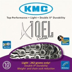 Łańcuch KMC X10 EL NP 10S silver