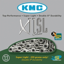Łańcuch KMC X11 SL 11S silver